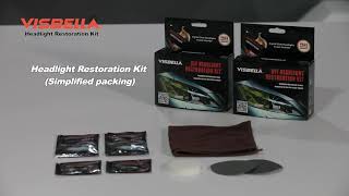 Visbella DIY Headlight Restoration KitSimple [upl. by Hoseia822]