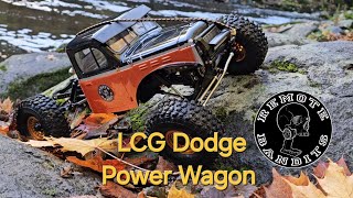 LCG Dodge Power Wagon  quickrun brushles motor carbon fiber frame capra axles [upl. by Somerville415]