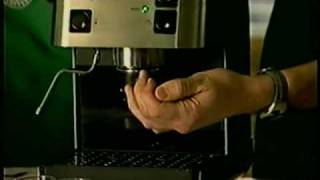 1998 Starbucks Barista home espresso machine demo tape  Part 1 [upl. by Nodnalb]