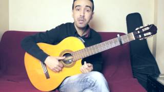 Hasni EL BAIDA MON AMOUR  Guitare Tutorial [upl. by Aicram844]