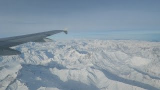 Cruce de la Cordillera de los Andes desde el avión  Crossing of the Andes from the plane [upl. by Placido]