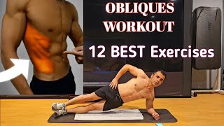 Obliques Workout  12 BEST EXERCISES [upl. by Suckram]