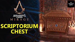 AC Mirage Scriptorium Gear Chest  How to Reach [upl. by Imled]