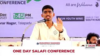 Muhammad Shanawaz Student Of Darul Khair Educational Academy  One Day Salafi Conference  Talapady [upl. by Welker124]