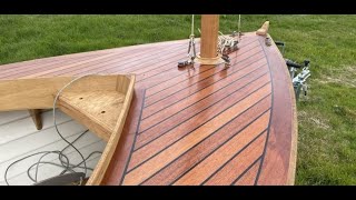 Paul Gartside Yaquina Bay OneDesign Wooden Boat [upl. by Lekim]