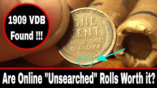 quotUnsearched” Wheat Penny Rolls Bought Online [upl. by Lalita937]