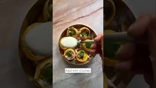 Dahi Puri Recipe 🤤😍 ytshorts panipurigolgappa indianstreetfood foodie [upl. by Czarra166]