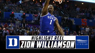 Zion Williamson Dunks Every Slam From Dukes 201819 Season  Stadium [upl. by Wye]