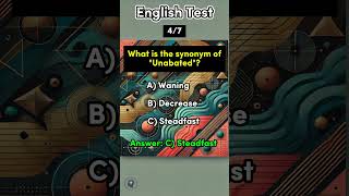 English Synonym Quiz Short english synonyms quiz trivia knowledge puzzle learn shortsfeed [upl. by Latterll565]