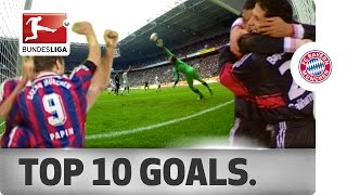 Top 10 Goals  FC Bayern München [upl. by Canotas425]