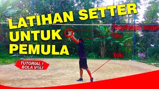 LATIHAN DASAR SETTERTOSSER Tutorial Bola Voli [upl. by Orton]