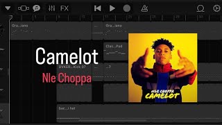 Camelot  Nle Choppa Garageband Tutorial [upl. by Keen]