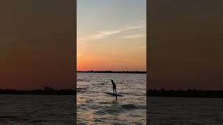 Epic sunset send on the Markermeer dutchdownwind downwind foiling foiling [upl. by Nakashima]