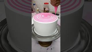 less cream cake decoration 😋🎂 cake youtubeshorts viral food cakedesign shorts short [upl. by Nosniv]