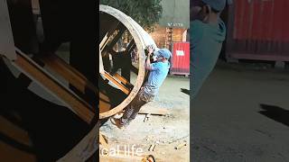 Induction furnace coil repair which is the Rotary drums supported inductotherm [upl. by Saraiya387]