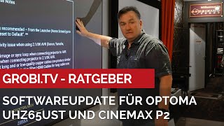 So funktioniert das Softwareupdate für die Optoma UST Projektoren  UHZ65UST und CinemaxP2 [upl. by Belak]