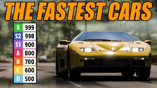 THE FASTEST CARS IN EACH CLASS IN FORZA HORIZON 5 [upl. by Milde]