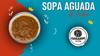 Sopa de fideo para el alma [upl. by Yereffej969]