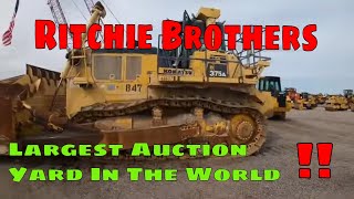 We found the big boy toys at Ritchie Brothers the largest auction yard in the world [upl. by Aiselad]