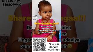 Share this video🙏🏻 Save LITHIKSHA from SMA SPINAL MUSCULAR ATROPHY help help savelithiksha [upl. by Sipple86]