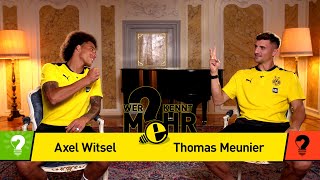 Axel Witsel vs Thomas Meunier  Who knows more  BVBChallenge [upl. by Stilu710]