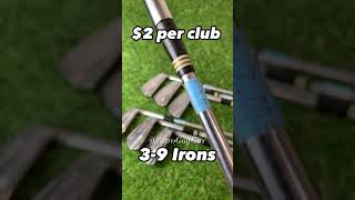 1968 MacGregor MT Tourney Golf Irons Thrift Find golf golfclub golfclubs [upl. by Binnie]