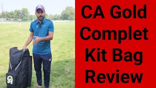 CA Gold Complete Kit Bag Review  Kurar Sports [upl. by Yrolg]