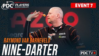 BARNEY STRIKES PERFECTION Raymond van Barneveld v Adam Hunt  2022 Players Championship Event 7 [upl. by Ynaffyt305]