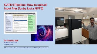 GATK4 Pipeline How to upload input files quotfastq fasta GFF3quot Step 1 [upl. by Ahsauqal]