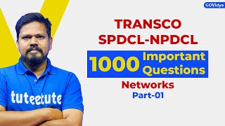 TRANSCO  1000 Important Questions  Networks  EEE amp ECE transco tgtransco spdcl npdcl [upl. by Zuleika]