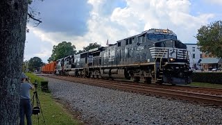 Railfanning in Thomasville NC [upl. by Kevina]