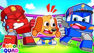 Play Safe Song 😭 This Is The Way  Nursery Rhymes  RoboSquad Kids Songs [upl. by Tedric783]