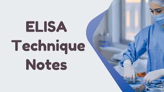 ELISAEnzymelinked immunosorbent assay Notes biology ELISA biotechnology notes [upl. by Isadora]