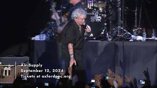 Air Supply Live at OPAC  09122024 [upl. by Moorish239]