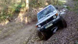 franchissement 4X4 mitsubishi pajero [upl. by Lonnie]