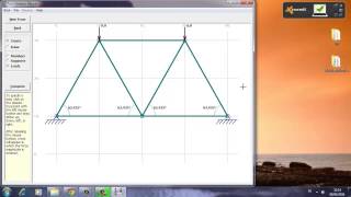 Formation MDSolids  Treillis  استعمال البرمجية في الأنظمة المثلثية [upl. by Rosio]