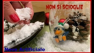 Come Fare la Neve Artificiale in 2 Minuti [upl. by Derrek]