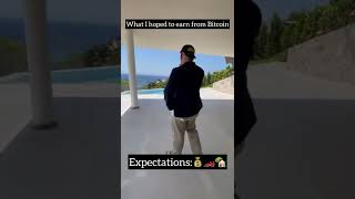 Bitcoin Expectations vs Reality🙈 shorts crypto humor bitcoin trading [upl. by Ernesta]