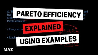 Pareto Efficiency Explained using examples [upl. by Naellij]