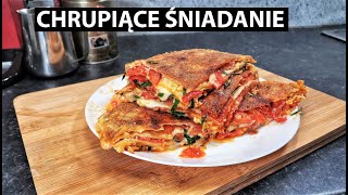 Chrupiące śniadanie tortilla w jajku szybko smacznie i na temat breakfast tortilla wrap recipe [upl. by Reizarf]