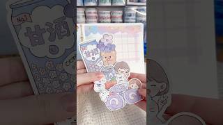 Journal With Me 💜✨  Purple aesthetics cute sticker asmr [upl. by Annairt]