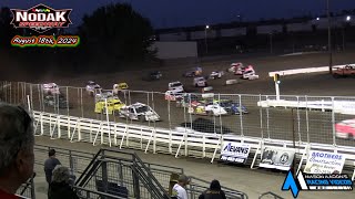 Nodak Speedway IMCA Modified AMain Inaugural Monte Lundy Memorial 81824 [upl. by Arvy109]