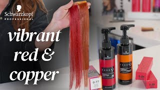 Cozy Copper amp Red Hair Color by Josievilay  Schwarzkopf Professional USA [upl. by Paddy]