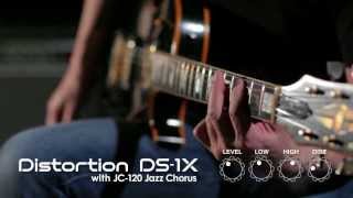 BOSS DS1X Distortion Sound Preview BOSS Sound Check [upl. by Emalia]