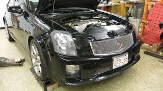 20042007 CTS V CTS Condenser Replacement [upl. by Nauht]