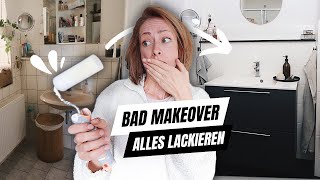 BAD MAKEOVER mit wenig Budget ich lackiere ALLES 😅 [upl. by Idel]