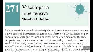 VASCULOPATIA HIPERTENSIVA Cap 271 Harrison 20 Ed [upl. by Ruenhcs]