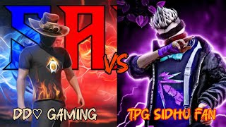 1V1 TPG SIDHU FAN VS DD GAMING TELUGU freefire 💀☠️☠️💣 [upl. by Sasnett]