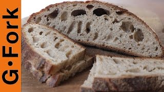 No Knead Bread Recipe Improved  GardenFork [upl. by Iidnarb]