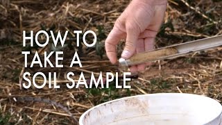 How to Take a Soil Sample [upl. by Courtenay]